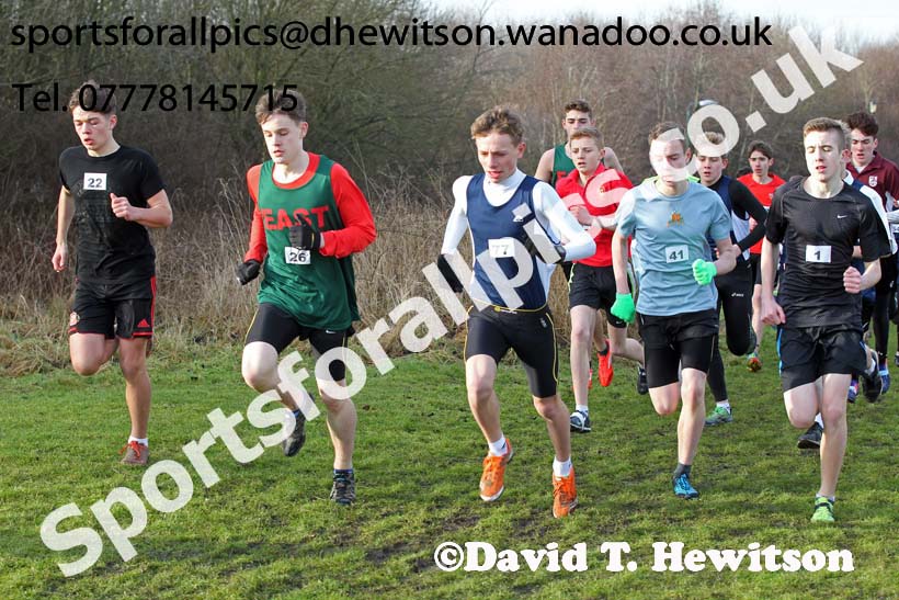 Northumberland Schools Cross Country, Temple Park, South Shields. Photo: David T. Hewitson/Sports for All Pics